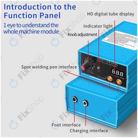 Docreate HPSW 5000W - Mini Ponthegesztőgép Barkácskészlet (4000mAh)