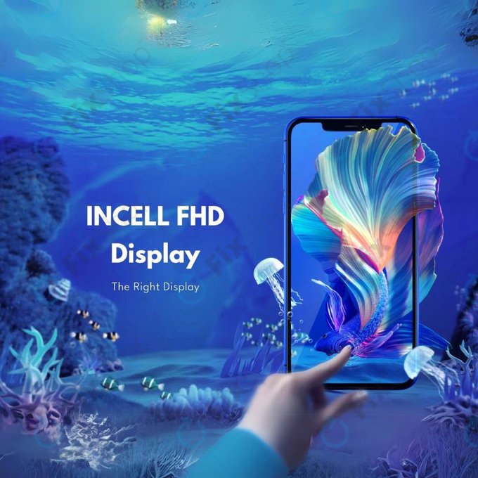 Apple iPhone 13 - LCD Kijelző + Érintőüveg + Keret In-Cell FixPremium