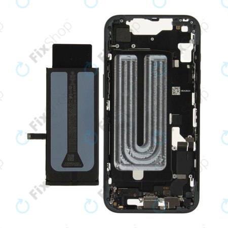 Középső keret akkumulátorral | iPhone 16e | Black | ZD076-00697 | Genuine Apple