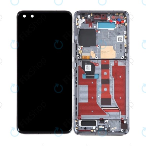 Honor Magic4 Pro - LCD Kijelző + Érintőüveg + Keret (Black) OLED