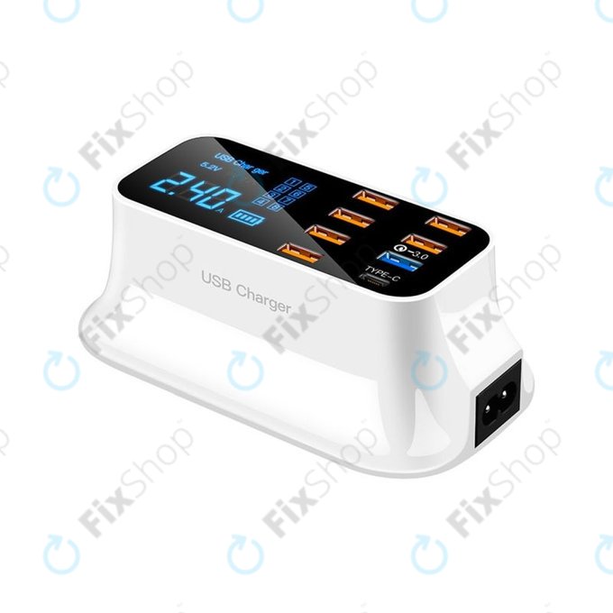 Asometech Model E - USB Charging Station with USB 3.0 & USB-C