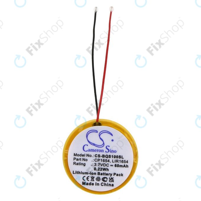 Akkumulátor Bose Soundsport Pulse, Wireless, 60mAh, Li-Ion, 3.7V, CP1654, HQ