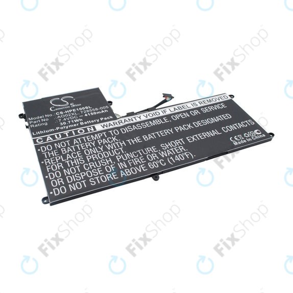 Akkumulátor HP Elitepad 1000, Elitepad 1000 G2, Ultrabook Ao02xl Series, 4150mAh, Li-Pol, 7.4V, AO02XL, HQ