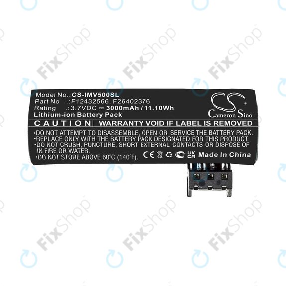 Akkumulátor Ingenico Move 5000, 3000mAh, Li-Ion, 3.7V, F26402376, HQ