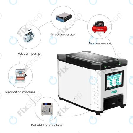 Refox FM40 - LCD Kijelző Lamináló Gép 3in1