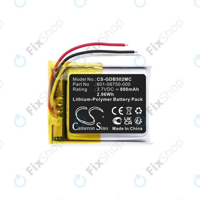 Akkumulátor GoPro Hero 4 Session, Hero 5 Session, 800mAh, Li-Pol, 3.7V, 601-06750-000, HQ