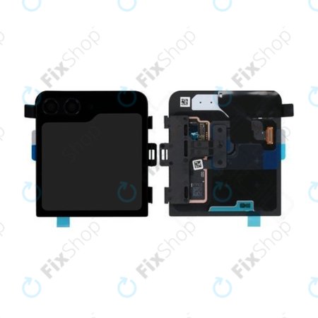 Samsung Galaxy Z Flip 5 F731B - LCD Kijelző + Érintőüveg + Keret (Extern) - GH97-29135A Genuine Service Pack