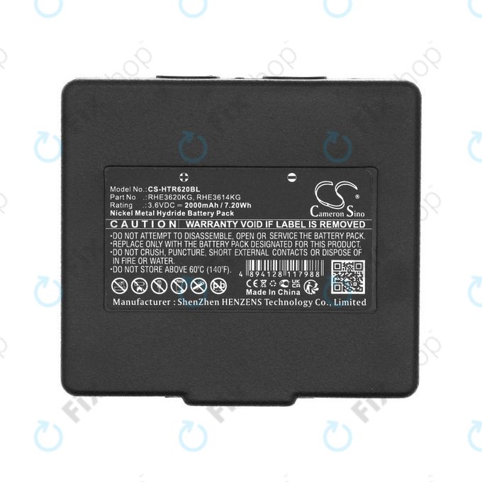 Akkumulátor Hetronic Abitron Mini, 2000mAh, Ni-MH, 3.6V, RHE3620KG, HQ