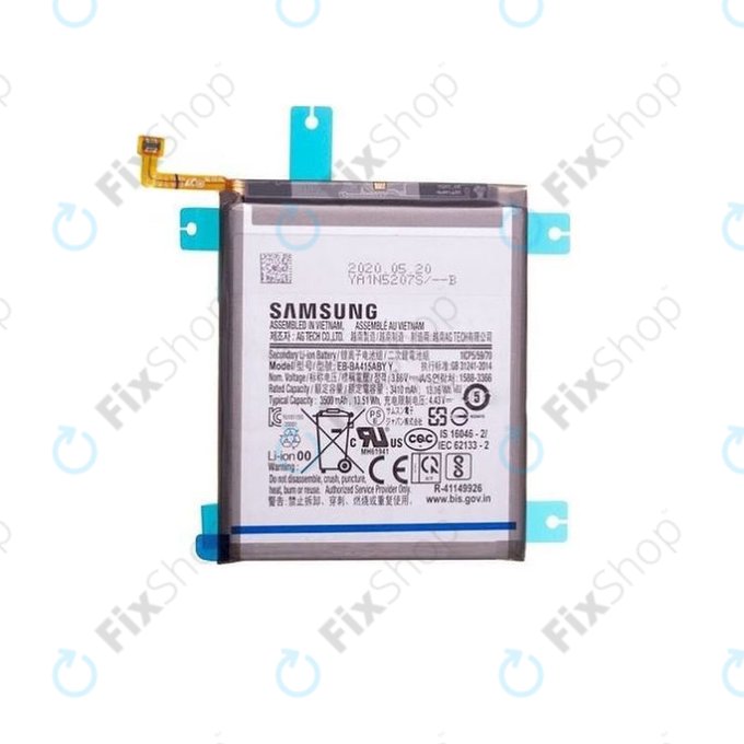 Samsung Galaxy A41 A415F - Akkumulátor EB-BA415ABY 3500mAh - GH82-22861A Genuine Service Pack