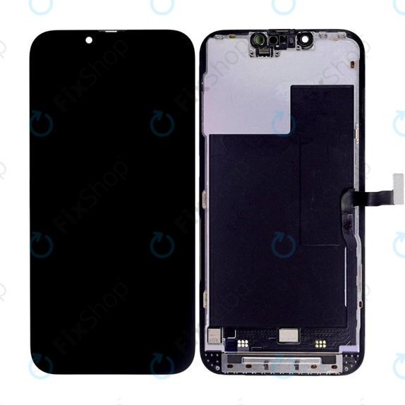 Kijelző In-Cell FHD iPhone 13 Pro, Érintőüveg kerettel, FixPremium