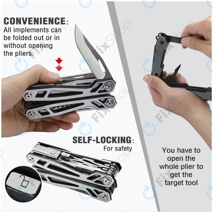 Mossy Oak - Stainless Steel Plier Tool 21in1