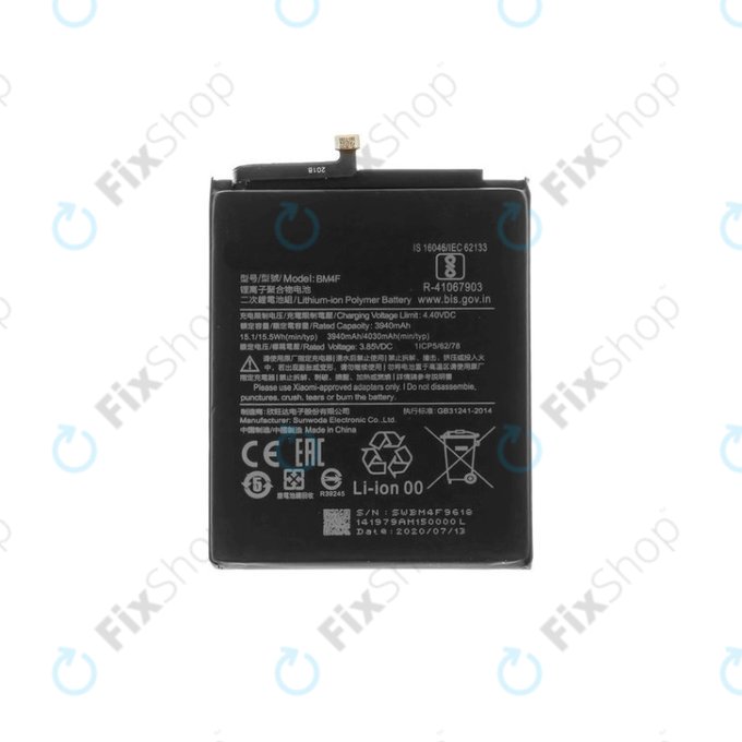 Xiaomi Mi 9 Lite, Mi A3 - Akkumulátor BM4F 4030mAh