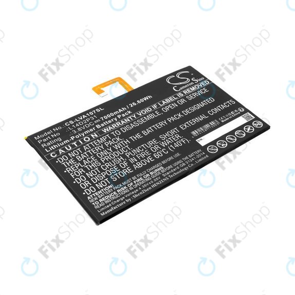 Akkumulátor Lenovo Tab 2, Lenovo Tab 4, Lenovo TB2, 7000mAh, Li-Pol, 3.8V, L14D2P31, HQ