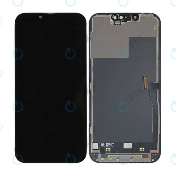 Kijelző Hard OLED iPhone 13 Pro, Érintőüveg kerettel, FixPremium
