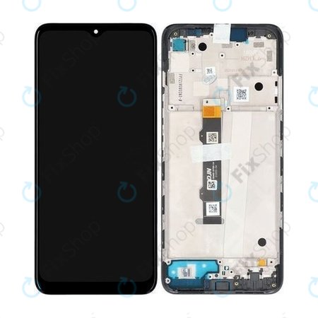 Motorola Moto G50 XT2137 - LCD Kijelző + Érintőüveg + Keret (Steel Grey) - 5D68C18403 Genuine Service Pack