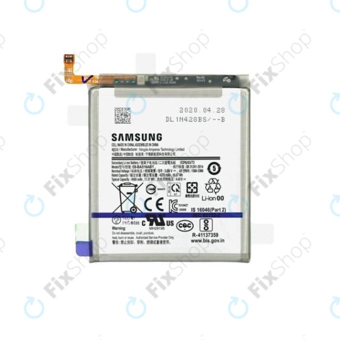Samsung Galaxy A51 5G A516B - Akkumulátor EB-BA516ABY 4500mAh - GH82-22889A Genuine Service Pack