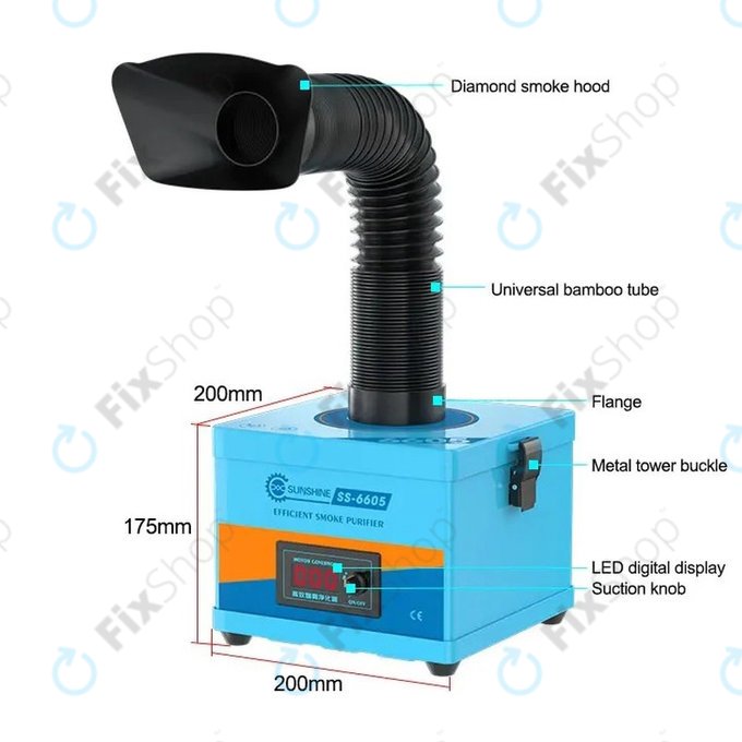 Sunshine SS-6605 - Füsttisztító