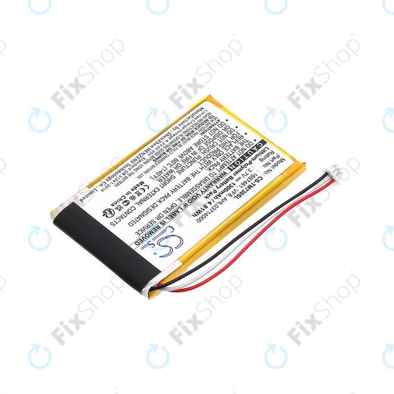 Akkumulátor TomTom Go 530 Live, 630T, 720, 730T, 930T, 1697461, Li-Polymer, 3.7V, 1300mAh, HQ