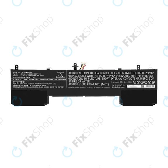 Akkumulátor Asus ZenBook 15 UX534FTC, Flip 15 UX563, 4500mAh, Li-Pol, 15.4V, C42N1839, HQ