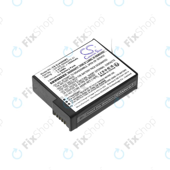 Akkumulátor DJI Osmo Action 5, 1950mAh, Li-Ion, 3.87V, CP.OS.00000370.01, HQ