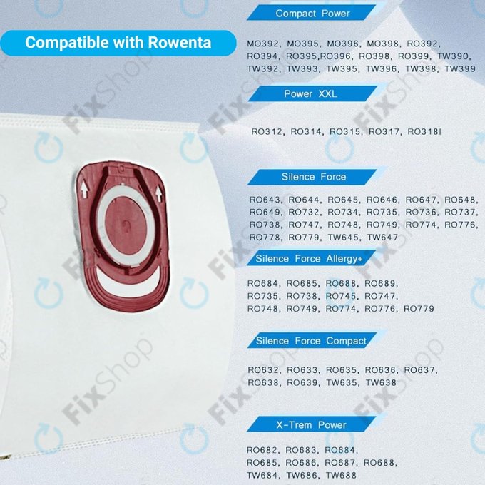 Rowenta Silence Force, X-Trem Power - Porzsák ZR200720