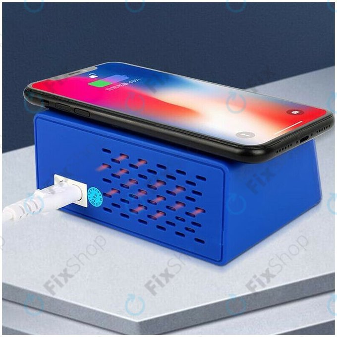 Mechanic iCharge 8 Pro - USB Töltőállomás (6x USB, 1x USB 3.0, 1x USB-C, 1x Vezeték Nélküli Töltő)