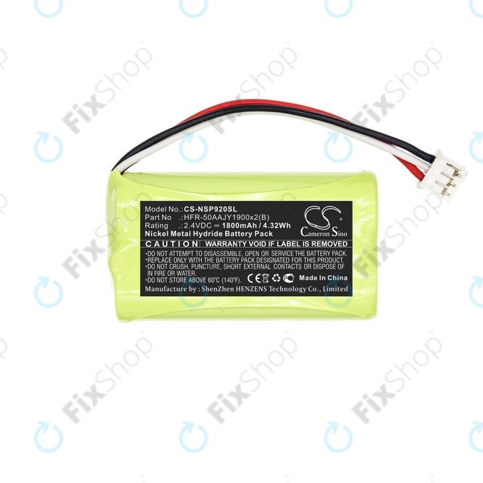 Akkumulátor Nvidia P2920, Nvidia Shield Game Controller, 1800mAh, Ni-MH, 2.4V, HFR-50AAJY1900x2(B), HQ