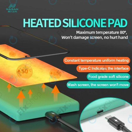 Nasan - Kompaktos hőpad LCD kijelzők szétszereléséhez