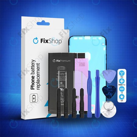 Apple iPhone XR - Akkumulátor 2942mAh FixPremium + Ragasztó Akkumulátor Rögzítéshez + Ragasztó LCD Kijelzőhöz + Szerszámkészlet - Multipack