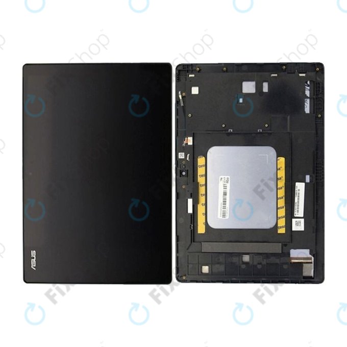 Asus ZenPad 10 Z301M (P028) - LCD Kijelző + Érintőüveg + Keret (Gray - Silver) - 90NP0283-R20010 Genuine Service Pack