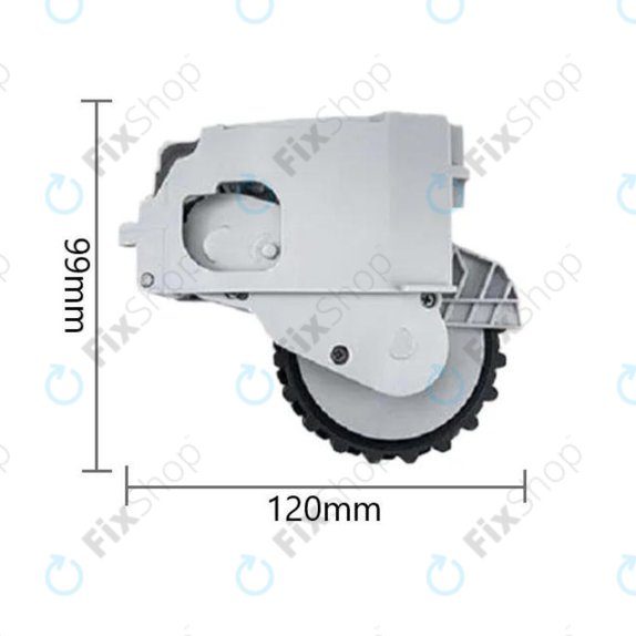 Xiaomi Dreame F9, Mi Robot Vacuum Mop (Mijia 1C), 2 Pro+ (Mijia 1T) - Kerék Motorral (Jobb) (Fehér)