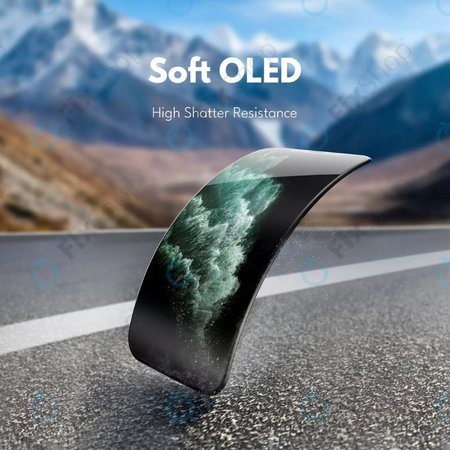 Kijelző Soft OLED iPhone 16 Pro Max - Érintőüveg + Keret, DIAGNOSTIC