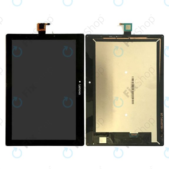 Lenovo TAB 2 A10-30 TB2-X30F - LCD Kijelző + Érintőüveg (Black) TFT