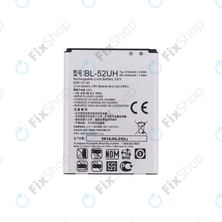 LG L70 D320N, Spirit H440, L65 D280 - Akkumulátor BL-52UH 2100mAh