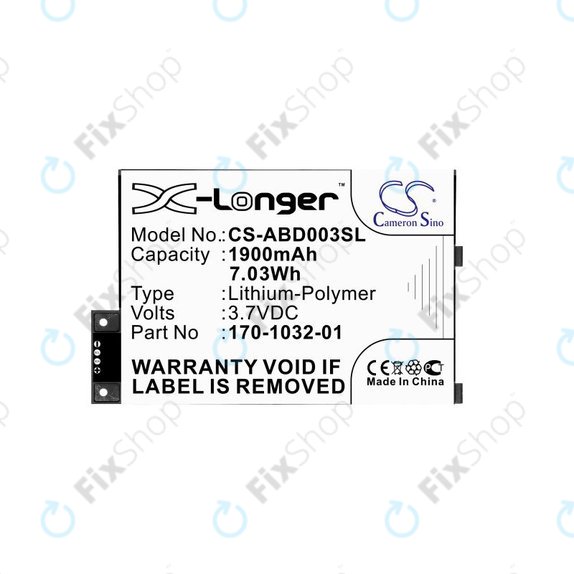 Amazon Kindle 3, 3 Wi-fi, 3G, Graphite - Akkumulátor 170-1032-01, S11GTSF01A 1900mAh HQ