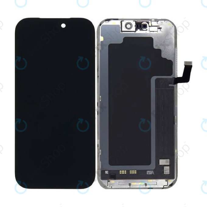 Kijelző Soft OLED 120Hz iPhone 17 Pro, Érintőüveg kerettel, FixPremium PRO