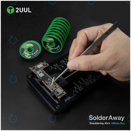 Nagy sűrűségű ónszippantó szalag, Solder Vampire, 2UUL DW11, 10 tekercs/doboz