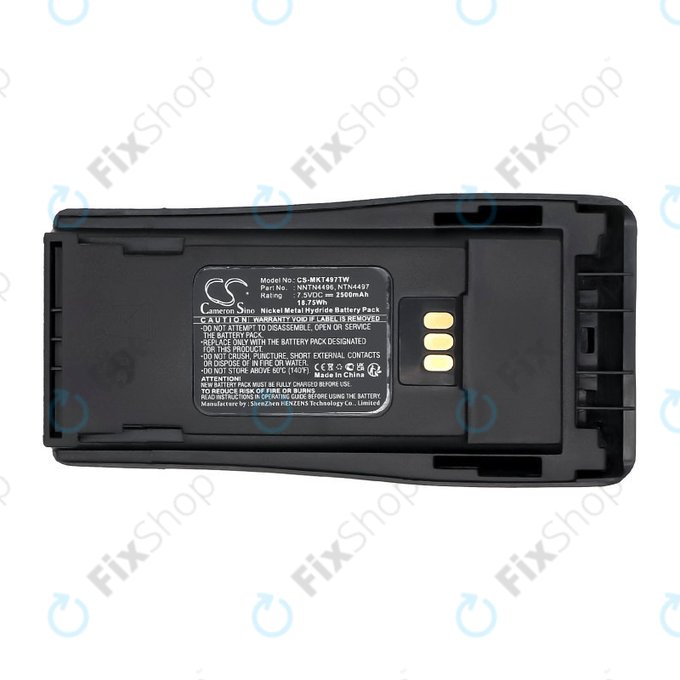 Akkumulátor Motorola CP, EP, GP, PM-series, 2500mAh, Ni-MH, 7.5V, PMNN4081, HQ