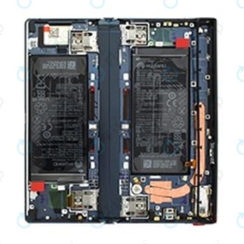 Huawei Mate XS - LCD Kijelző + Érintőüveg + Keret + Akkumulátor (Interstellar Blue) - 02353LYS