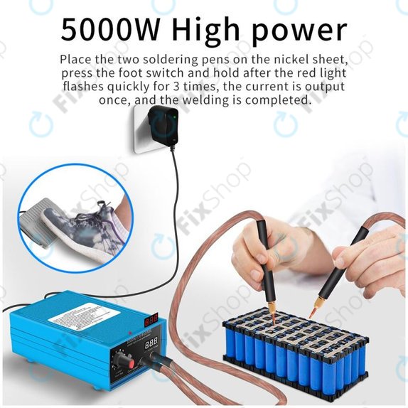 Docreate HPSW 5000W - Mini Ponthegesztőgép Barkácskészlet (4000mAh)