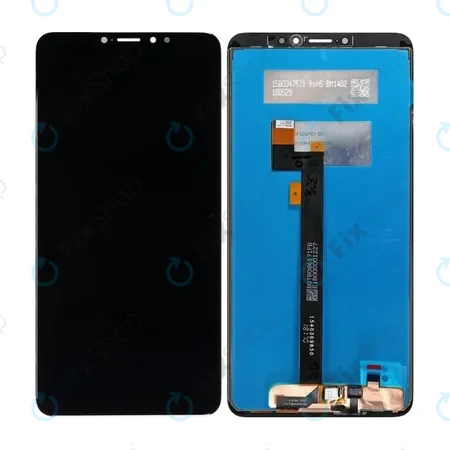 Xiaomi Mi Max 3 - LCD Kijelző + Érintőüveg (Black) TFT