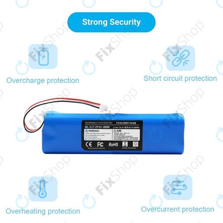 Xiaomi Roidmi EVE Plus, Viomi, Lydsto, Proscenic, Tefal - Akkumulátor XJT-2P4S-6800 Li-Ion 14.4V 6800mAh