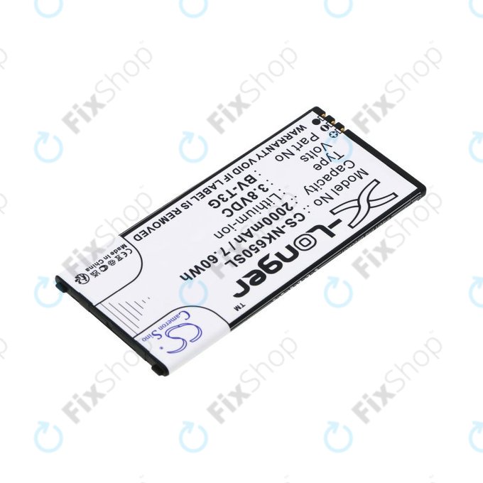 Akkumulátor Nokia Lumia 650, 2000mAh, Li-Ion, 3.8V, BV-T3G, HQ