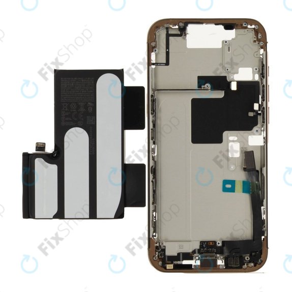 Középső keret akkumulátorral | iPhone 16 Pro Max | Desert Titanium | ZD076-00695 | Genuine Apple