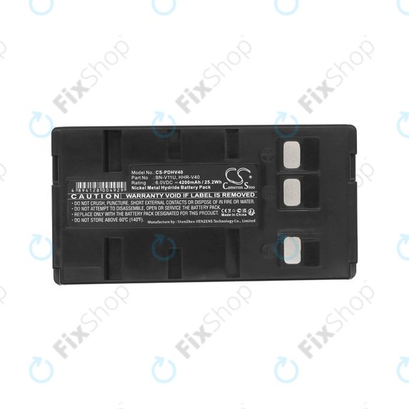 Akkumulátor Blaupunkt, Grundig, JVC, Metz, Panasonic, Philips, Siemens, 4200mAh, Ni-MH, 6V, HHR-V40, HQ