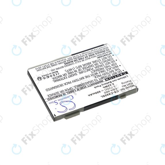 Akkumulátor Siemens M8, A31, CS66, SS66, 600mAh, Li-Ion, 3.7V, EBA-660, HQ