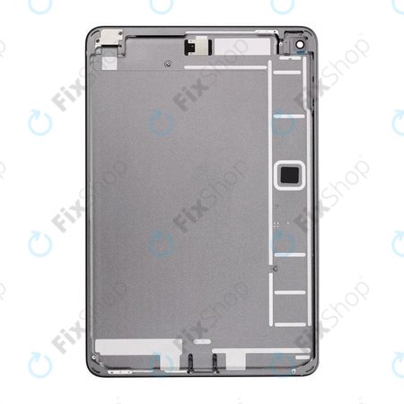 Apple iPad Mini 5 - Hátsó Ház WiFi Verzió (Space Gray)