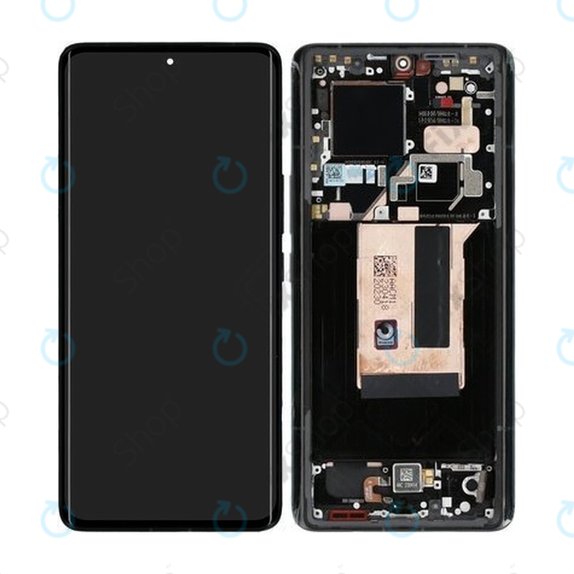 Xiaomi 13 Ultra - LCD Kijelző + Érintőüveg + Keret (Black) - 56000600M100 Genuine Service Pack