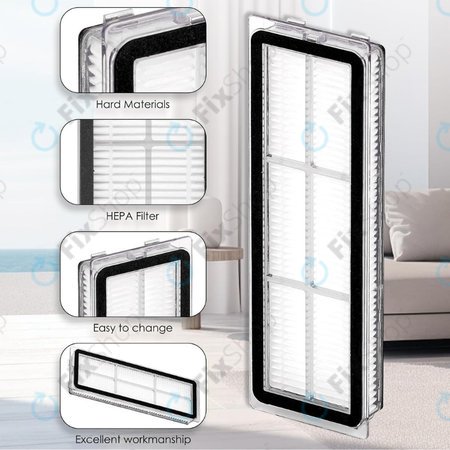 Xiaomi Dreame L10s Pro Gen2, D10s Plus Gen2, L10s Ultra - HEPA porszűrő