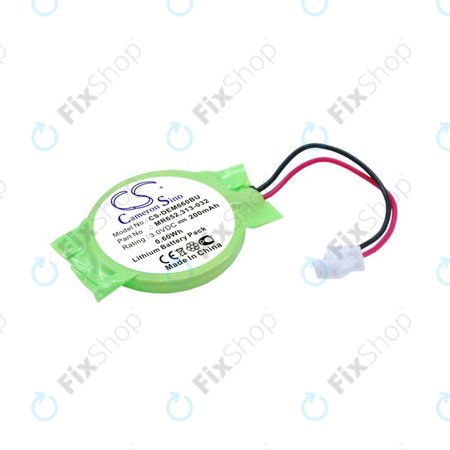 Tartalék akkumulátor Dell Latitude E6320, 200mAh, Lithium, 3V, 077-A00, HQ